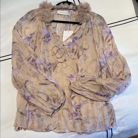 Zimmermann Eden Billow Blouse - Picture 1 of 10